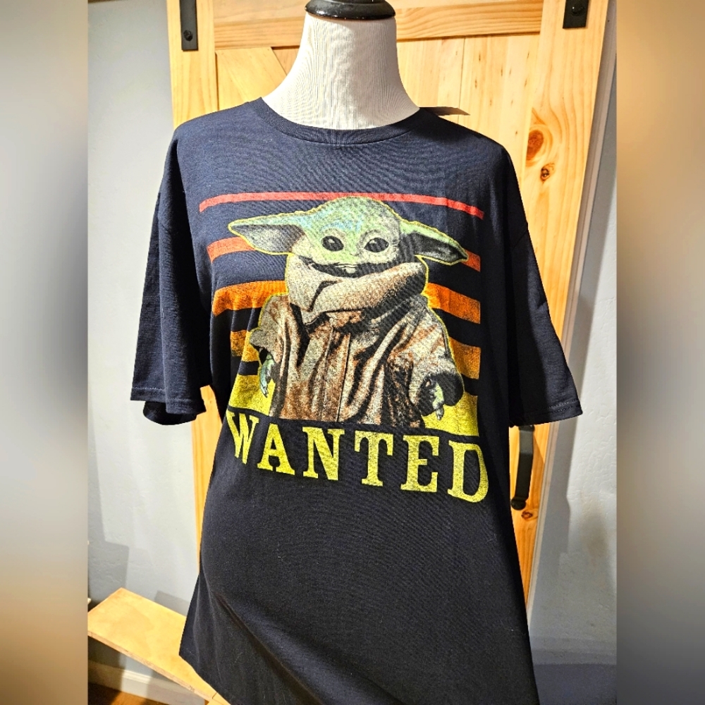 Star Wars Grogu Wanted Graphic Tshirt